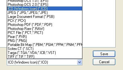 Favicon... save.. as