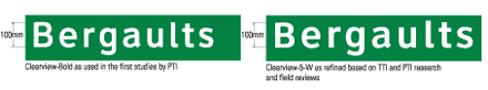 Changing the highway's fonts