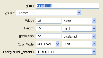 New Icon creation in Photoshop screenshot