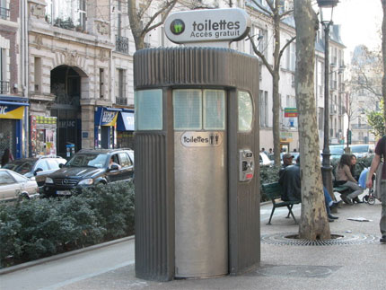 Paris public toilets