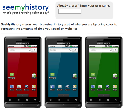 SeeMyHistory, an online social project