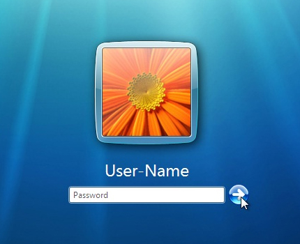 Windows 7 Ultimate log in screen